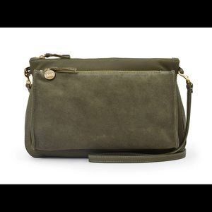 Clare V Gosee Clutch/Crossbody Army Green